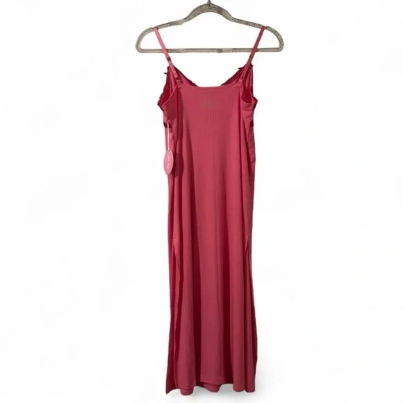 NWT Spoiled Angel Sleeveless Pink Slip Dress - Picture 2 of 4